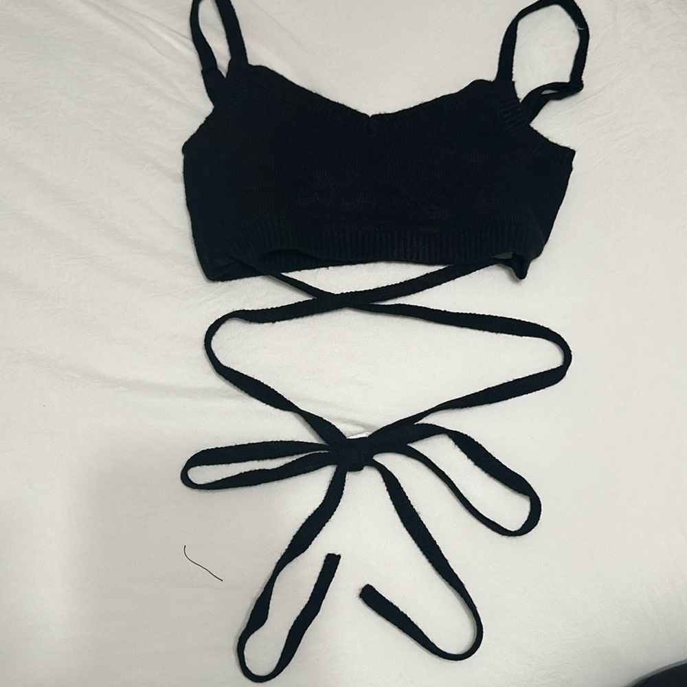 SET Active Criss Cross Bra Top